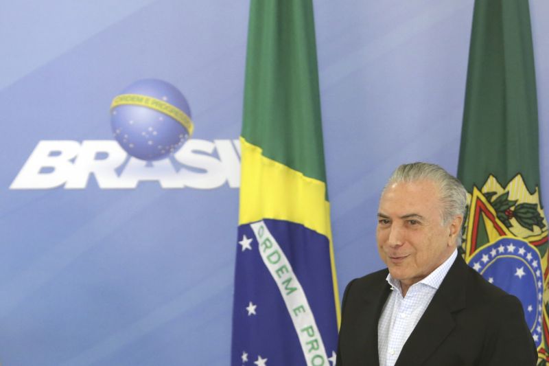 Brazilský prezident Michel Temer.