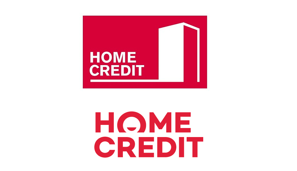 Skupina Home Credit nedávno představila nové logo (dole).