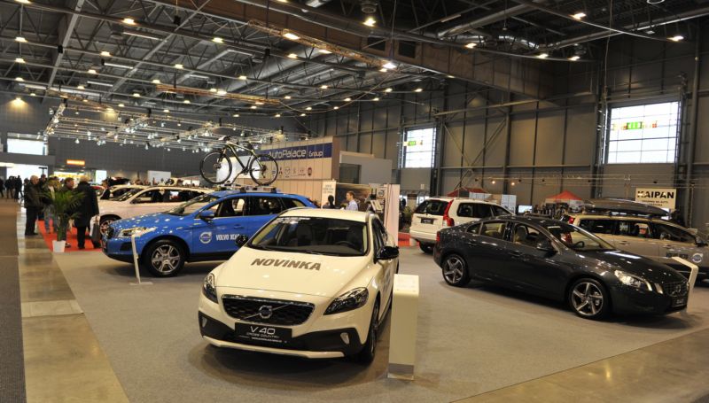 Autosalon v Brně v roce 2013.