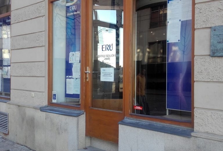 Centrála Energetického regulačního úřadu v Jihlavě.