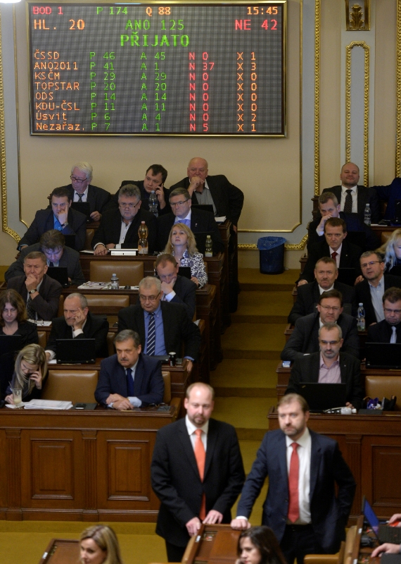 Sněmovna poslala k závěrečnému schvalování úpravu pravidel pro prezidentské volby.