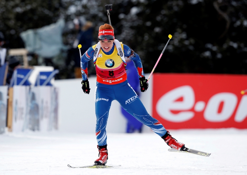 Česká biatlonistka Gabriela Koukalová.