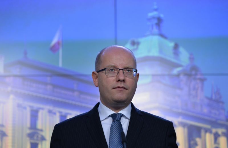Premiér Bohuslav Sobotka.