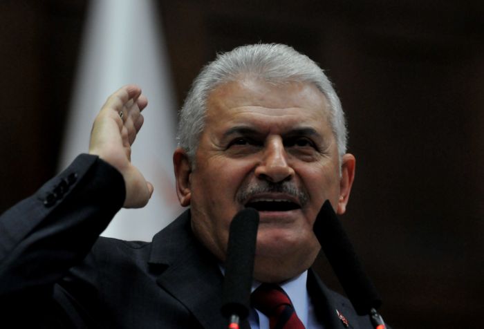 Turecký premiér Binali Yildirim.