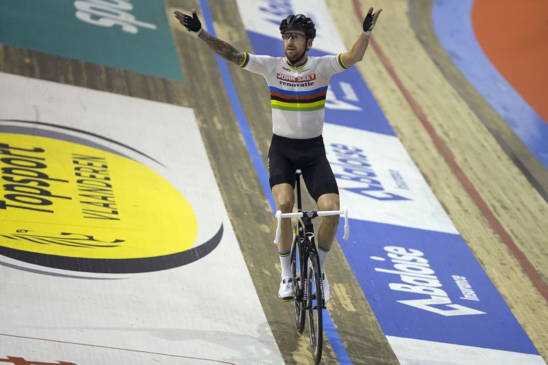 Britksý závodník Bradley Wiggins.