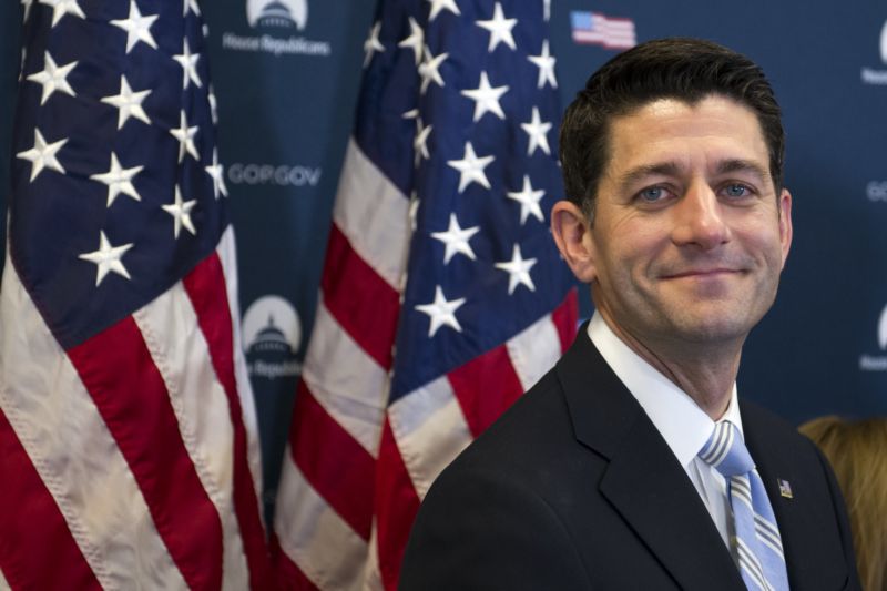 Předseda sněmovny reprezentantů Paul Ryan.