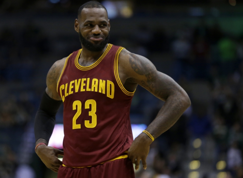 Basketbalista LeBron James.