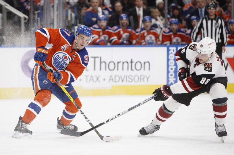 Kapitán Edmontonu Connor McDavid.