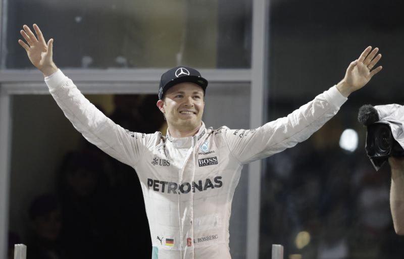 Mistr světa ve formuli 1 Nico Rosberg z Německa.
