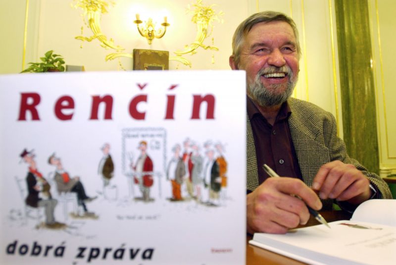 Kreslíř Vladimír Renčín. Kreslíř Vladimír Renčín.