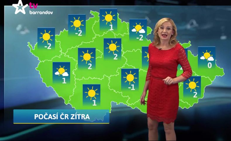 Moderátorka Štěpánka Duchková. Moderátorka Štěpánka Duchková.