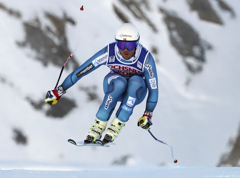 Norský lyžař Kjetil Jansrud.