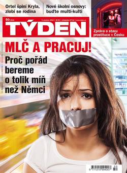Titulní strana TÝDNE.