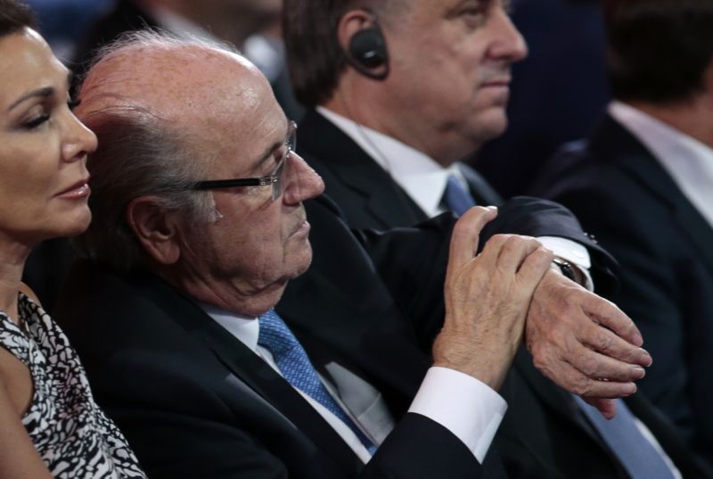 Bývalý předseda FIFA Sepp Blatter u Sportovní arbitráže CAS.