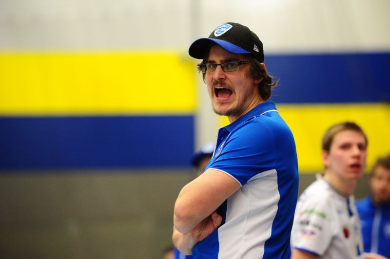Úspěšný florbalový trenér David Podhráský.