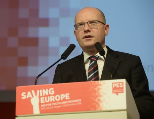 Premiér Bohuslav Sobotka.