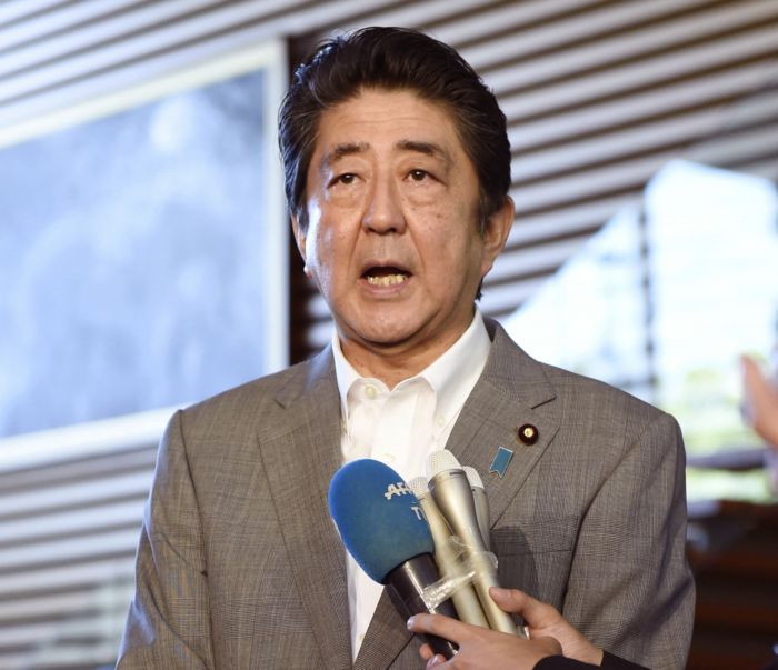 Japonský premiér Šinzó Abe.