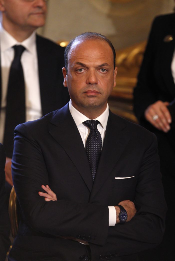 Ministr vnitra Angelino Alfano.