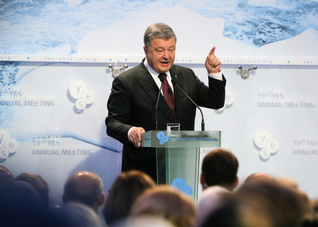 Prezident Petro Porošenko.