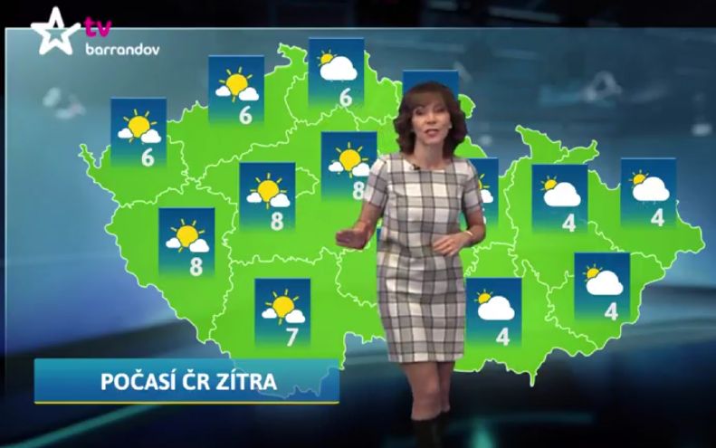 Moderátorka Michaela Dolinová.