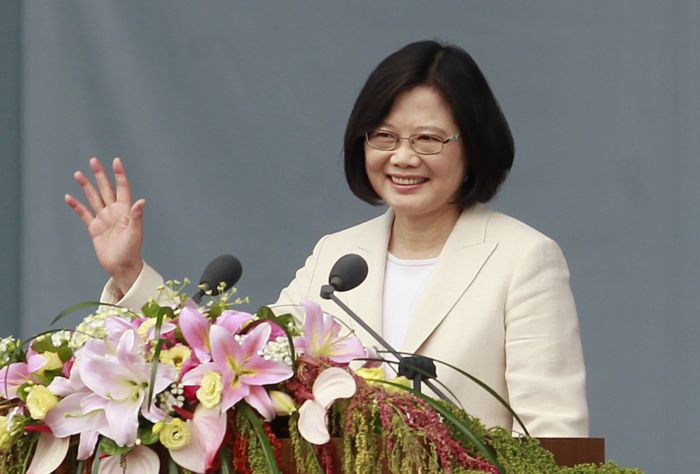 Tchajwanská prezidentka Cchaj Jing-wen.