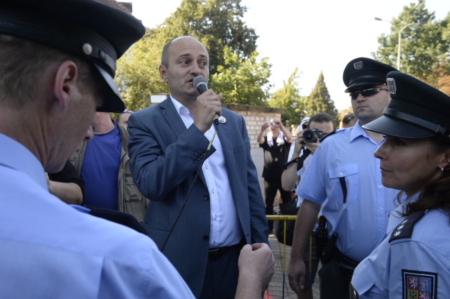 Martin Konvička na akci nazvané S humorem do Mekky.