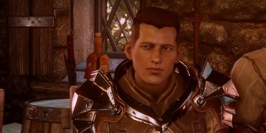 Transgender postava ze hry Dragon Age: Inquisition.