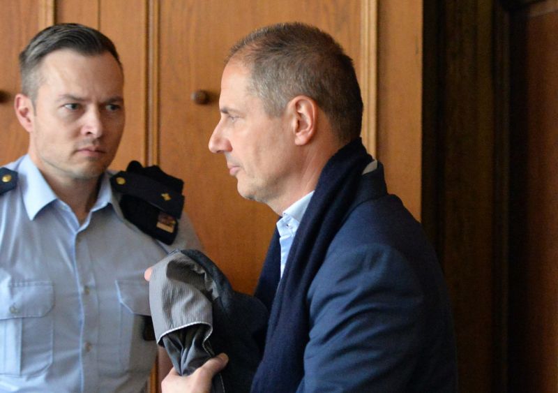 Kamil Jirounek po soudu.