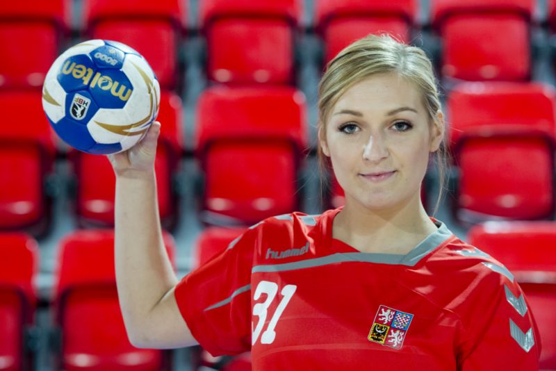 Házenkářka Alena Stellnerová.