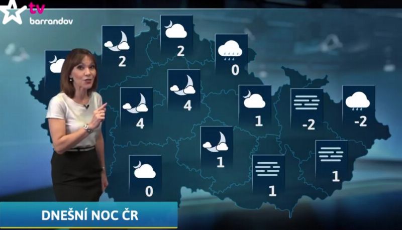 Moderátorka Michaela Dolinová. Moderátorka Michaela Dolinová.