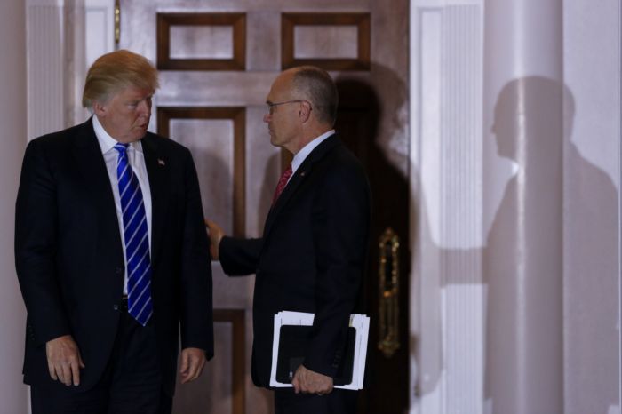 Donald Trump s Andrewem Puzderem.