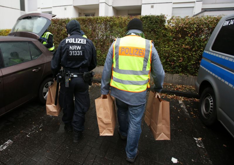 Německá policie zadržela dva mladíky podezřelé z plánování teroristického útoku (ilustrační foto).