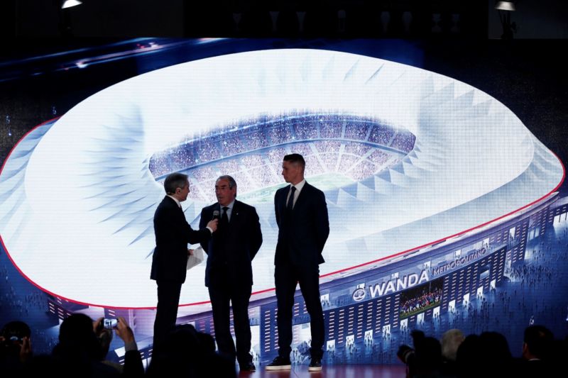 Nový stadion Atlética Madrid ponese jméno Wanda Metropolitano.