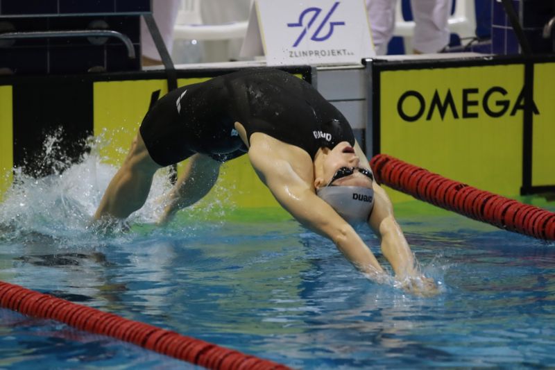 česká plavkyně Simona Baumrtová.