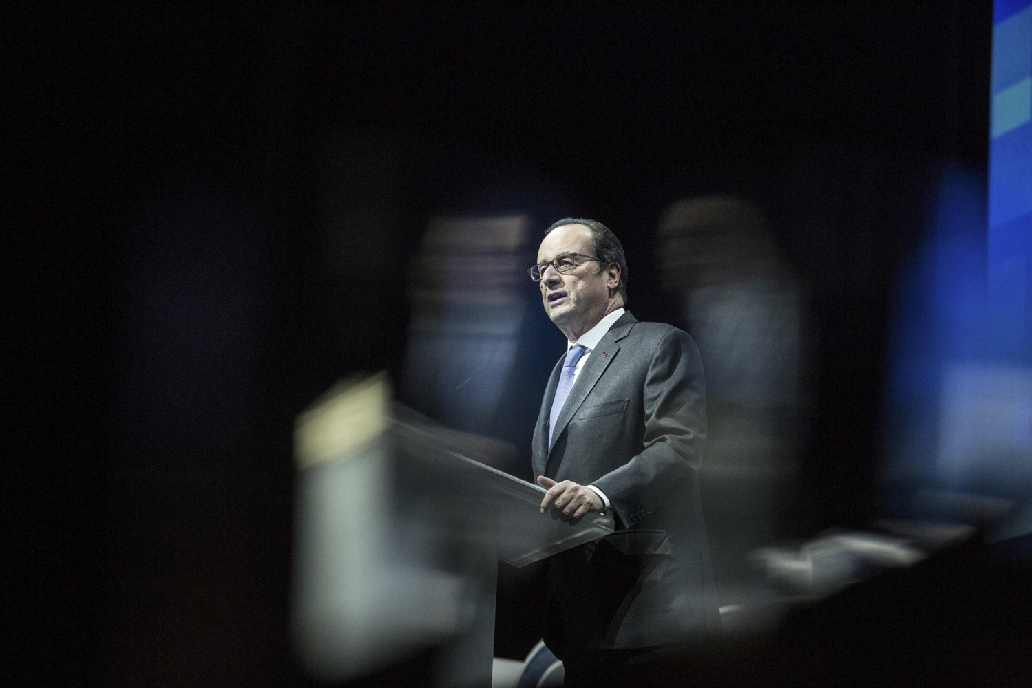 Francouzský prezident François Hollande. Francouzský prezident François Hollande.