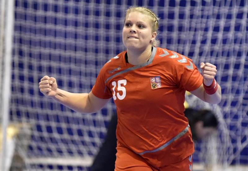 Házenkářka Michaela Hrbková.