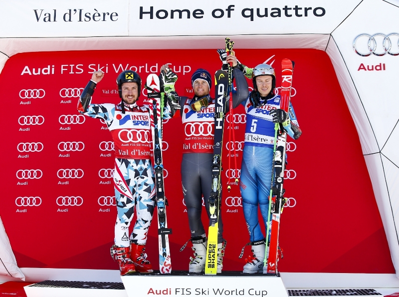 Obří slalom ve Val d'Isere vyhrál Pinturault.