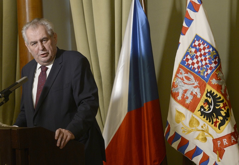 Prezident Miloš Zeman.