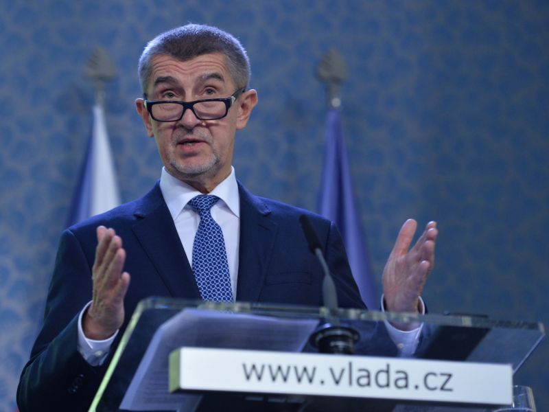 Ministr financí Andrej Babiš.