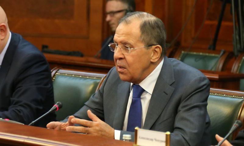 Ruský ministr zahraničí Sergej Lavrov. 