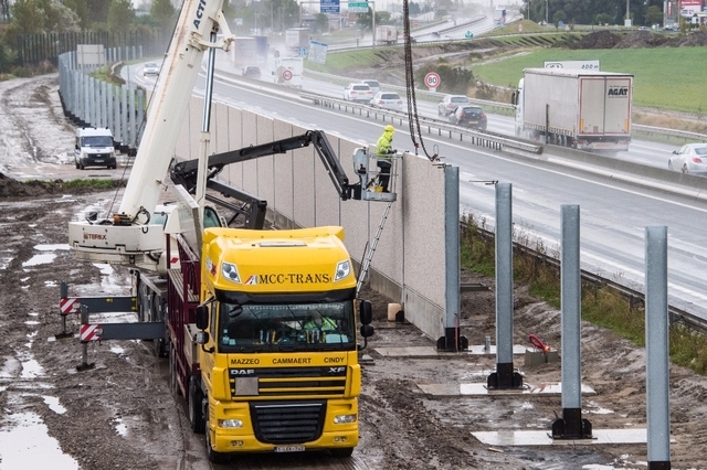 Zeď v Calais.