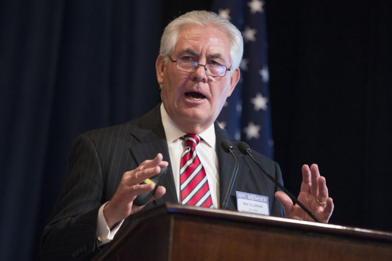 Rex Tillerson byl nominován na post amerického ministra zahraničí.