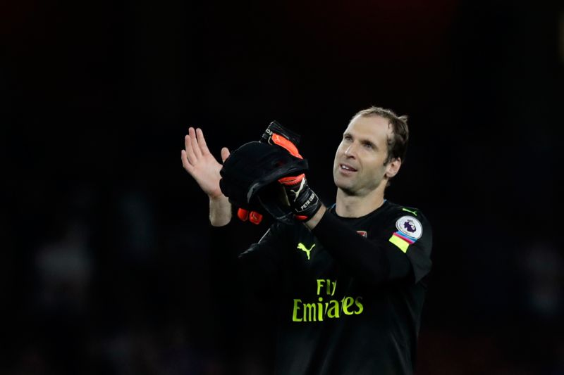 Český fotbalový brankář Petr Čech.