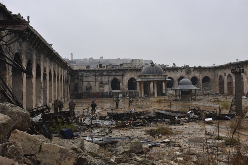 Aleppo po boji.