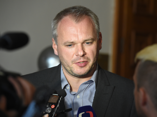 Nový primátor Chomutova Marek Hrabáč.