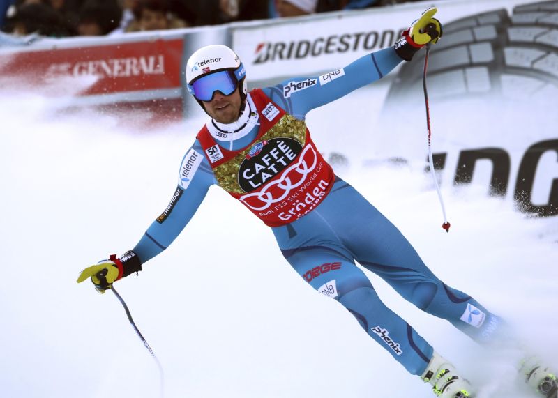Norský závodník Kjetil Jansrud.