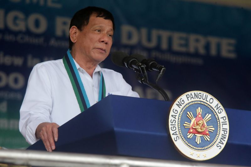 Filipínský prezident Rodrigo Duterte.