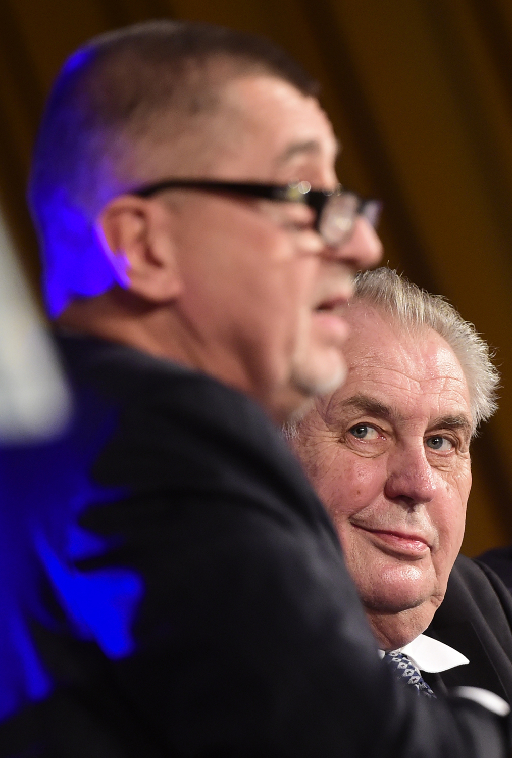 Andrej Babiš (vlevo) a Miloš Zeman.