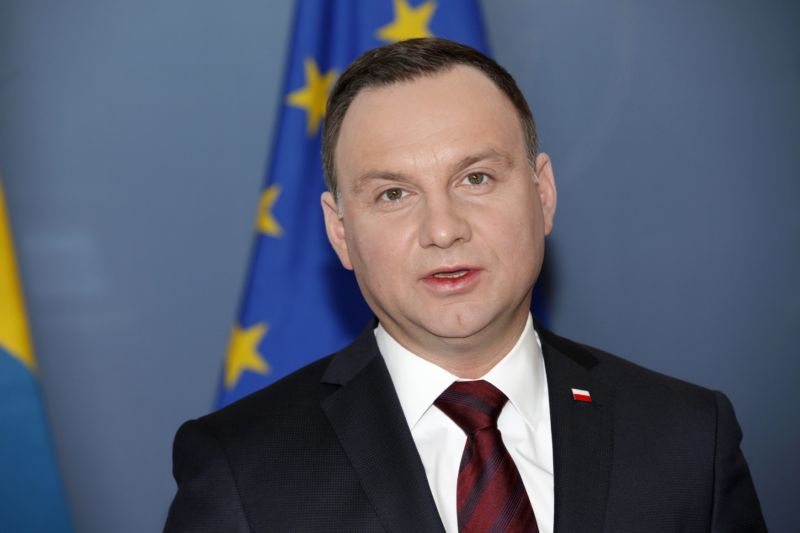 Polský prezident Andrzej Duda.
