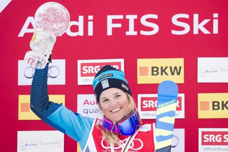 Švédská skikrosařka Anna Holmlundová.